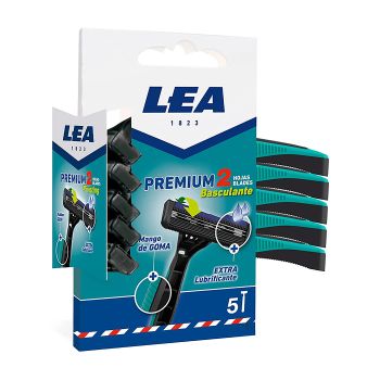 LEA PREMIUM 2 BLADE vienkartiniai skustuvai (5 vnt.)