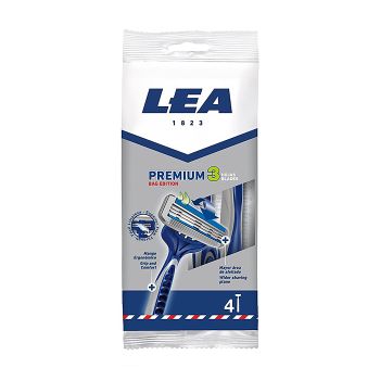 LEA PREMIUM 3 BLADE vienkartiniai skustuvai (4 vnt.)