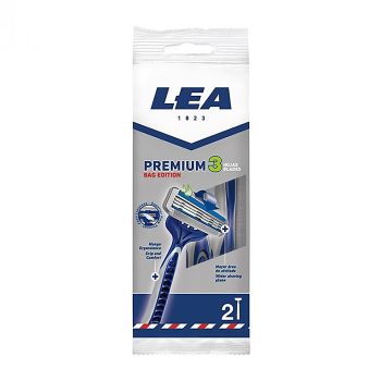LEA PREMIUM 3 BLADE BAG EDITION vienkartiniai skustuvai (2 vnt.)