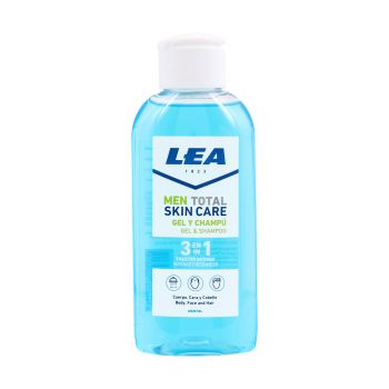 LEA MEN TOTAL SKIN CARE 3 IN 1 vyrų kūno ir veido prausiklis, plaukų šampūnas, 100 ml