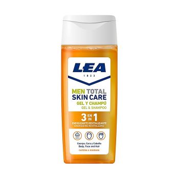 LEA MEN TOTAL SKIN CARE 3 IN 1 vyrų kūno ir veido prausiklis, plaukų šampūnas, 300 ml