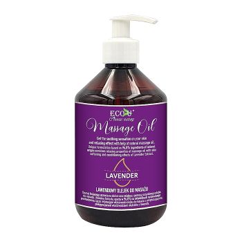 ECOU LAVENDER masažo aliejus, 500 ml