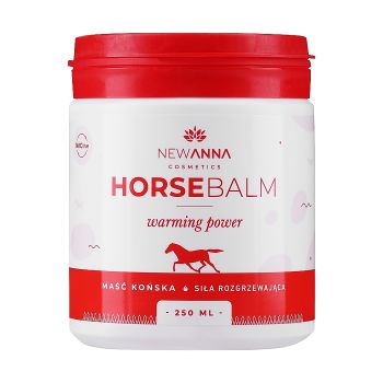 NEW ANNA HORSE BALM WARMING POWER šildomasis kūno balzamas, 250 ml