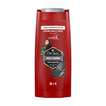 OLD SPICE WOLFTHORN 3 IN 1 vyrų kūno, plaukų ir veido prausiklis, 675 ml