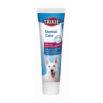 TRIXIE DENTAL CARE jautienos skonio šunų dantų pasta, 100 g