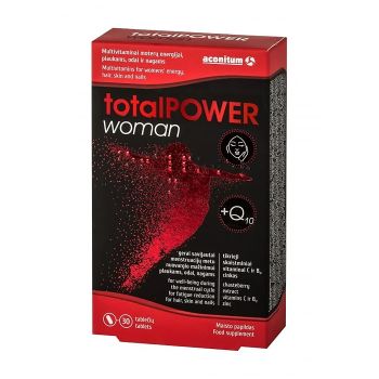ACONITUM TOTALPOWER WOMAN, 30 kapsulių