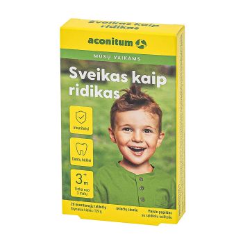 ACONITUM sveikas kaip ridikas, 30 kapsulių