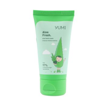 YUMI ALOE FRESH ALOE rankų kremas, 50 ml