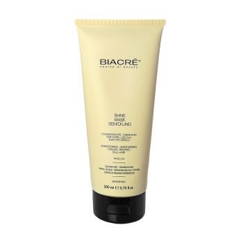 BIACRE' SHINE SEMI DI LINO plaukų kaukė, 200 ml
