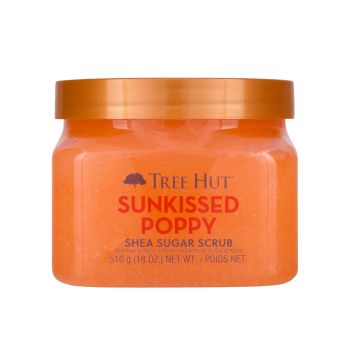TREE HUT SUNKISSED POPPY SHEA SUGAR kūno šveitiklis, 510 g