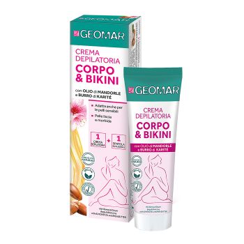 GEOMAR CORPO & BIKINI kūno ir bikini srities depiliacinis kremas, 150 ml