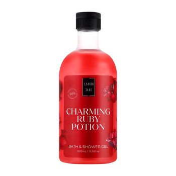 LAVISH CARE CHARMING RUBY POTION vonios ir dušo želė, 500 ml