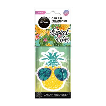 AROMA CAR MOJITO TROPICAL VIBES automobilio kvapas - kortelė