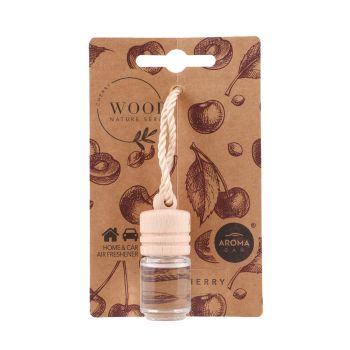 AROMA CAR WOOD NATURE SERIES CHERRY automobilio ir namų kvapas, 4,5 ml
