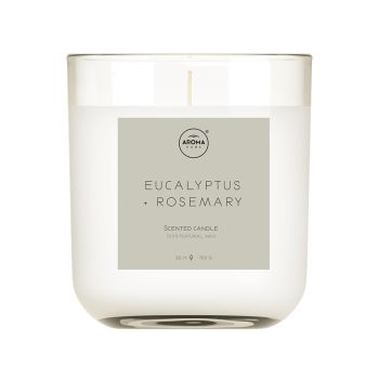AROMA HOME SIMPLICITY ROSEMARY & EUCALYPTUS kvapni žvakė, 150 g