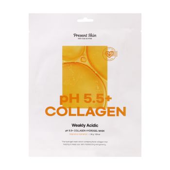 PRESENT SKIN PH 5.5+ COLLAGEN hidrogelio veido kaukė, 30 g