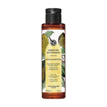 YVES ROCHER ESSENCES BOTANIQUES ONDES POSITIVES ENERGIZING masažo aliejus, 100 ml