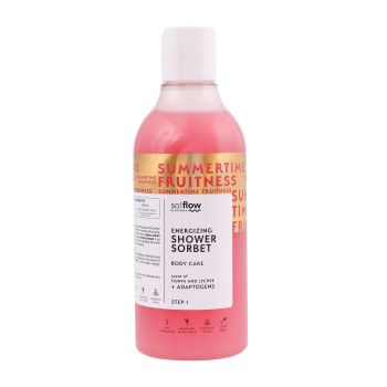 SO! FLOW ENERGIZING SHOWER SORBET GUAVA AND LYCHEE dušo želė, 400 ml