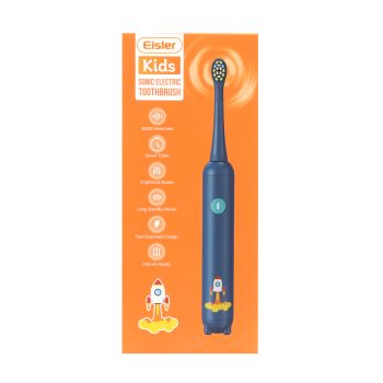 EISLER K5 KIDS SONIC ELECTRIC elektrinis vaikų dantų šepetėlis + 4 galvutės