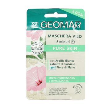 GEOMAR PURE SKIN veido kaukė (2 x 7,5 ml)