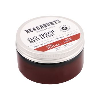 BEARDBURYS CLAY POMADE MATT EFFECT plaukų pomada, 100 ml