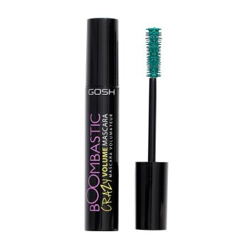 GOSH BOOMBASTIC CRAZY GREEN VOLUME blakstienų tušas, 13 ml