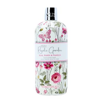 BAYLIS & HARDING ROYALE GARDEN ROSE, POPPY & VANILLA kūno prausiklis, 500 ml