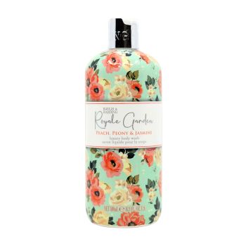 BAYLIS & HARDING ROYALE GARDEN PEACH, PEONY & JASMINE kūno prausiklis, 500 ml