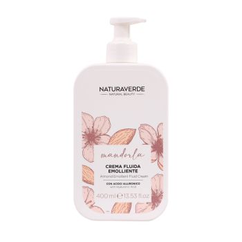NATURAVERDE ALMOND EMOLLIENT kūno fluidas kremas, 400 ml