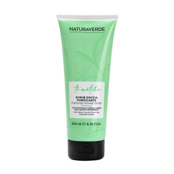 NATURAVERDE TE MATCHA PURIFYING dušo šveitiklis, 200 ml