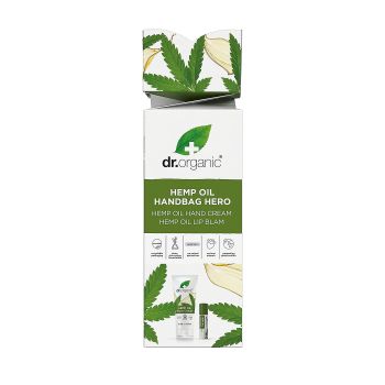 DR.ORGANIC HEMP OIL HANDBAG HERO rinkinys