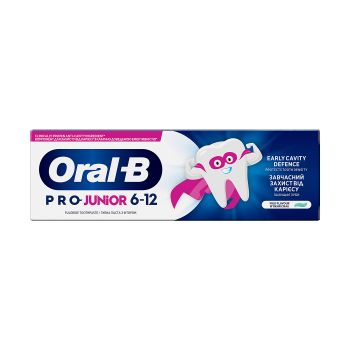 ORAL-B PRO-JUNIOR 6-12 vaikų dantų pasta, 75 ml