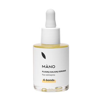 MANO 4-BONDS plaukų galiukų serumas nuo skilinėjimo, 30 ml