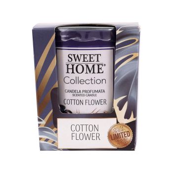 SWEET HOME COLLECTION COTTON FLOWER kvapni žvakė, 110 g