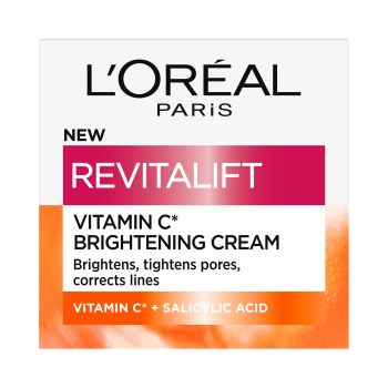 L'OREAL PARIS REVITALIFT VITAMIN C BRIGHTENING veido kremas, 50 ml