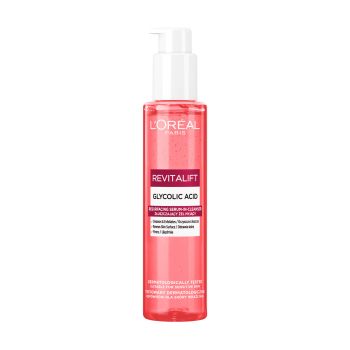 L'OREAL PARIS REVITALIFT GLYCOLIC ACID valomoji veido želė, 150 ml
