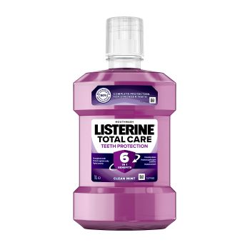 LISTERINE TOTAL CARE 6 IN 1 CLEAN MINT burnos skalavimo skystis, 1 l