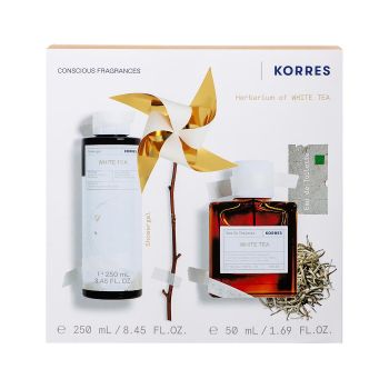 KORRES HERBARIUM OF WHITE TEA dovanų rinkinys