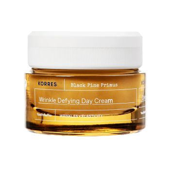 KORRES BLACK PINE PRIMUS WRINKLE DEFYING dieninis veido kremas, 40 ml