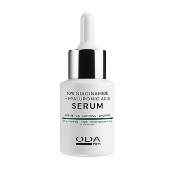 ODA PRO 10% NIACINAMIDE + HYALURONIC ACID veido serumas, 30 ml