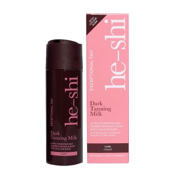 HE-SHI DARK veido ir kūno savaiminio įdegio pienelis, 200 ml