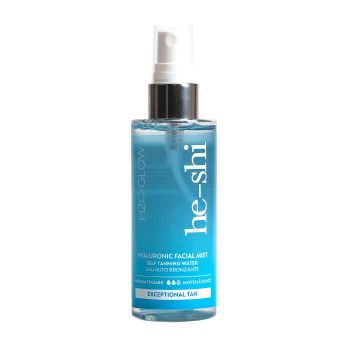 HE-SHI H20 GLOW HYALURONIC veido savaiminio įdegio dulksna, 100 ml