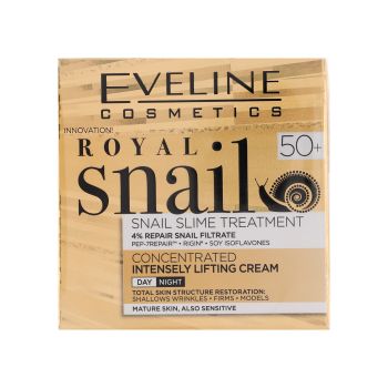 EVELINE ROYAL SNAIL 50+ dieninis ir naktinis kremas, 50 ml