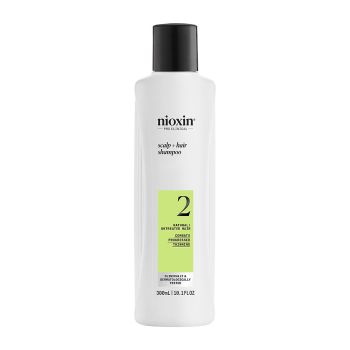 NIOXIN PRO CLINICAL SYS2 SCALP + HAIR galvos odos ir plaukų šampūnas, 300 ml