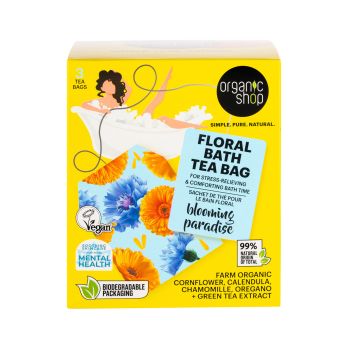 ORGANIC SHOP FLORAL BATH vonios maišeliai (3 x 50 g)
