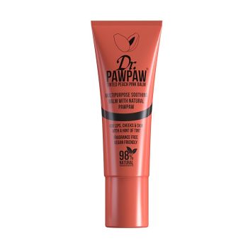 DR.PAWPAW TINTED PEACH PINK lūpų ir skruostų balzamas, 10 ml