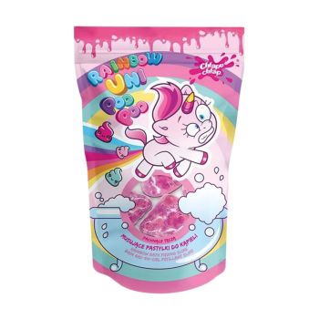 CHLAPU CHLAP RAINBOW UNI POO POO putojančios vonios pastilės (10 x 10 g)