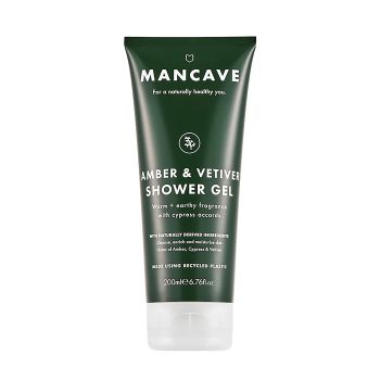 MAN CAVE AMBER & VETIVER dušo želė, 200 ml