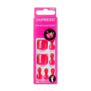 IMPRESS priklijuojami kojų nagai (24 vnt.)