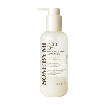 SOME BY MI LACTOSOY SEBUM & BLACKHEAD valomasis veido aliejus, 200 ml